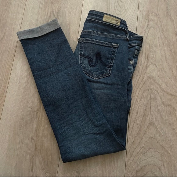 AG Adriano Goldschmied Rolled Up Jeans Size 25 Made in USA - Picture 3 of 9